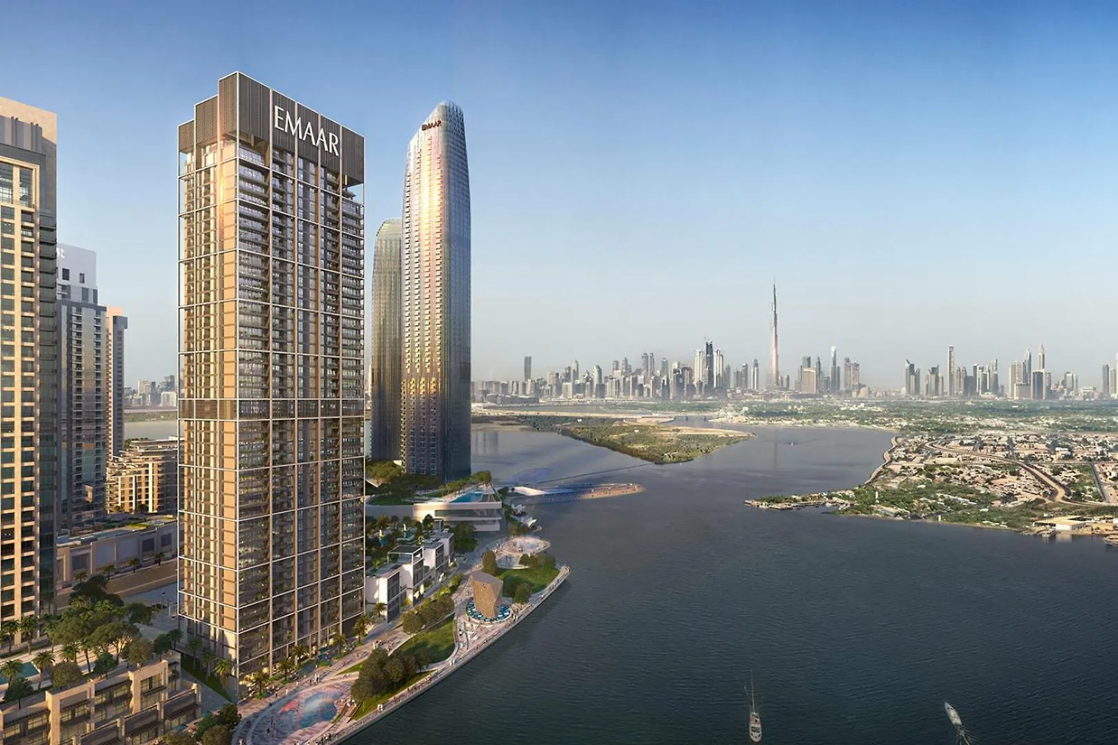 Waterfront 2Br With Dubai Skyline Views Apartment